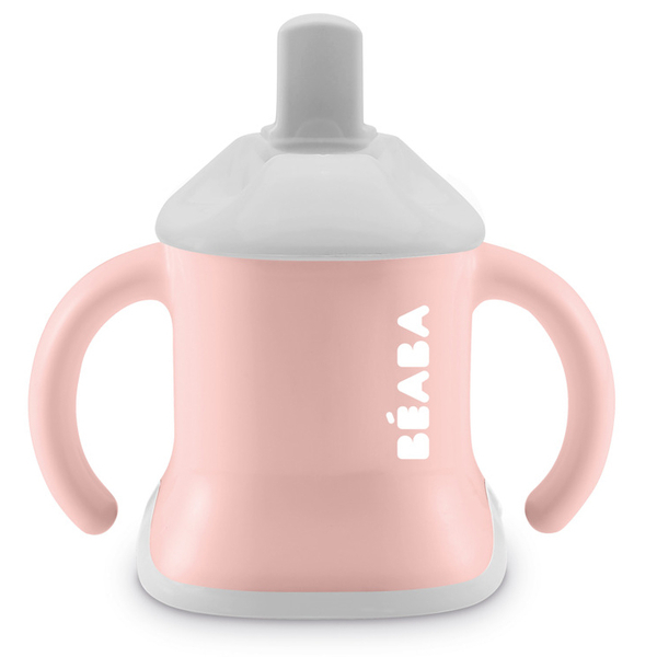 Поїльник Beaba 3 в 1 Evoluclip Training Cup, 150 мл, рожевий (913474) - Pampik - 2