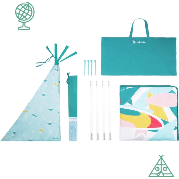 Уценка. Палатка-вигвам Badabulle Jungle Tepee с УФ-защитой (B038000) - Pampik - 2