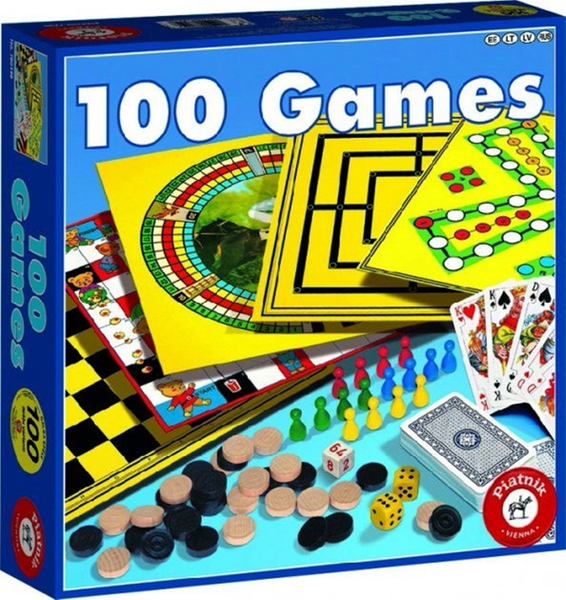 Набір настільних ігор Piatnik 100 в 1, рос. мова (780196) - Pampik