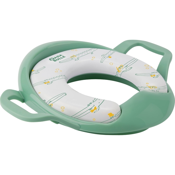 Уценка. Накладка на унитаз Badabulle с ручками, зеленый (B027008) - Pampik