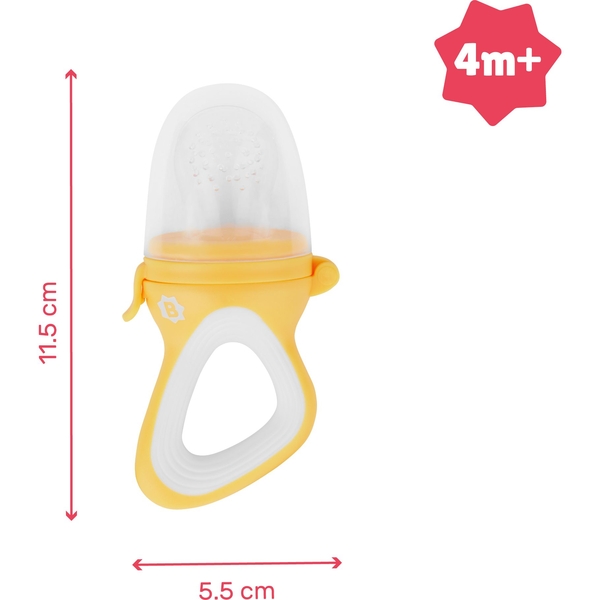 Уцінка. Ніблер силіконовий Badabulle, жовтий (B071000) - Pampik - 3