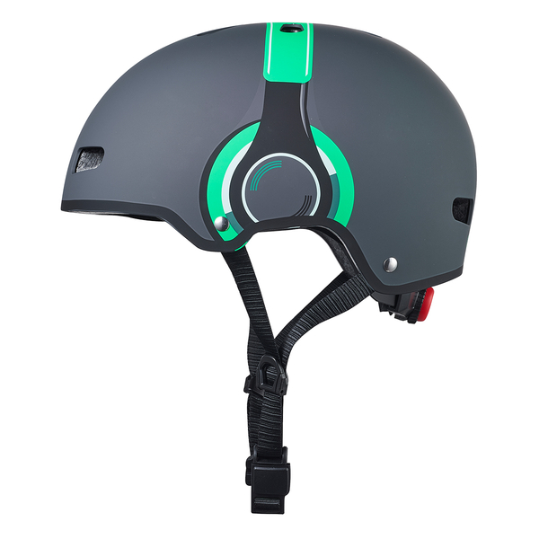 Защитный шлем Micro с рисунком наушников, размер M, зеленый (AC2111BX) - Pampik