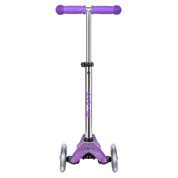 Самокат Micro Mini Deluxe Fairy Glitter LED, пурпуровий (MMD207) - Pampik - 2