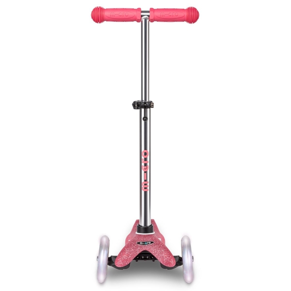 Самокат Micro Mini Deluxe Fairy Glitter LED, розовый (MMD208) - Pampik - 2