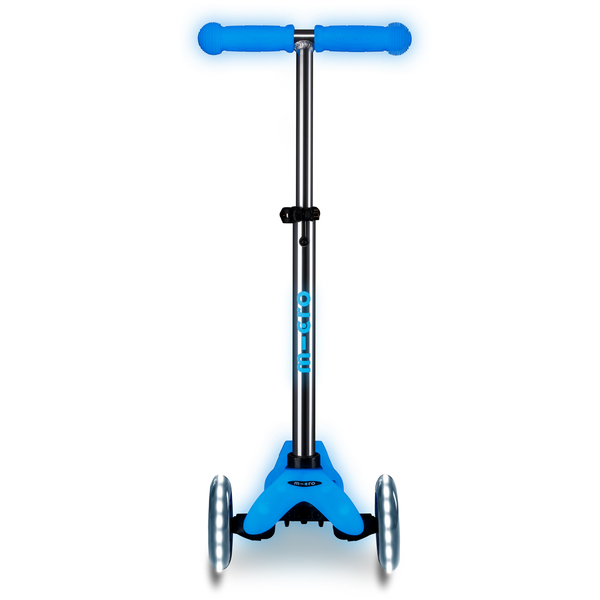Самокат Micro Mini Deluxe Glow LED, арктичний синій (MMD215) - Pampik - 2