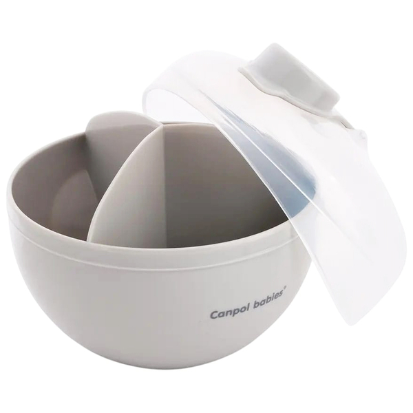 Контейнер Canpol babies, для зберігання сухого молока, 270 мл, сірий (56/014_grey) - Pampik - 3