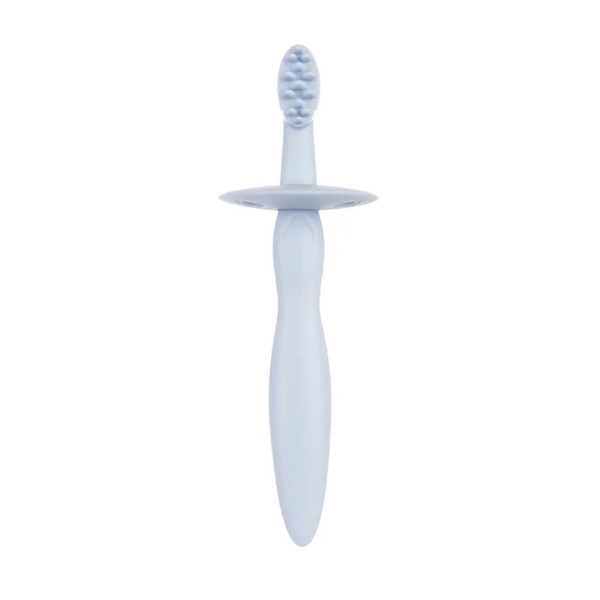 Силіконова щітка для зубів Canpol Babies, з обмежувачем, блакитний - Pampik