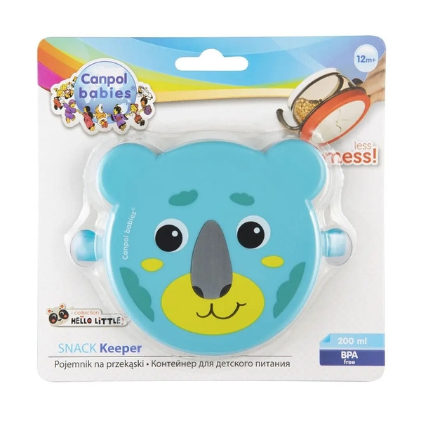 Контейнер для їжі Canpol Babies Hello Little, бірюзовий (51/008_tur) - Pampik - 6