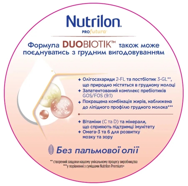 Суміш молочна суха Nutrilon Profutura 3, 800 г - Pampik - 2