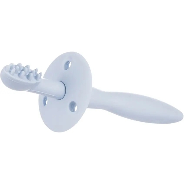 Силіконова щітка для зубів Canpol Babies, з обмежувачем, блакитний - Pampik - 2