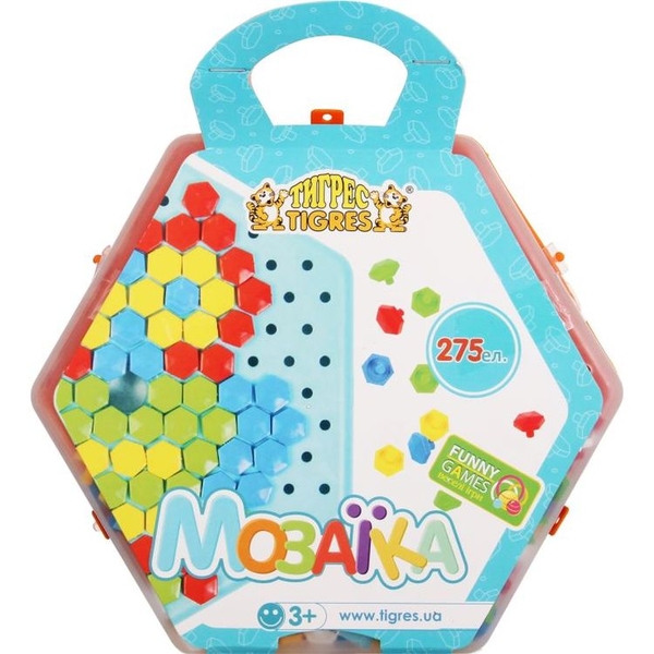 Іграшка Tigres Мозаїка Метелик, 275 елементів (39314) - Pampik