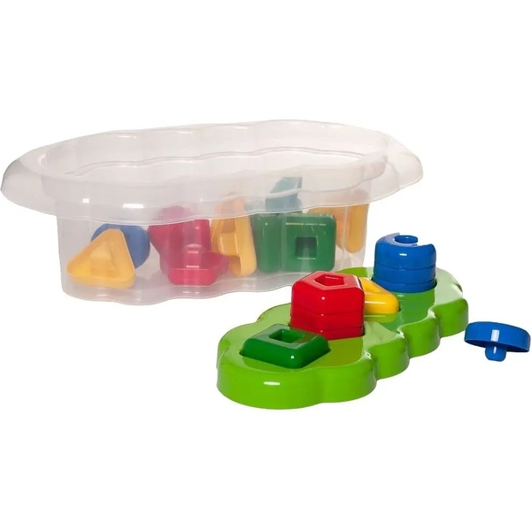 Сортер Tigres Магічні фігурки, 20 елементів, зелений (39519) - Pampik