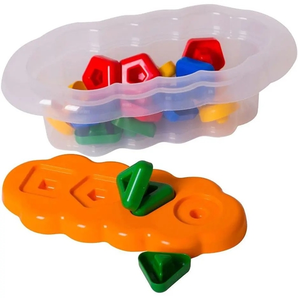 Сортер Tigres Магічні фігурки, 20 елементів, помаранчевий (39518) - Pampik - 2