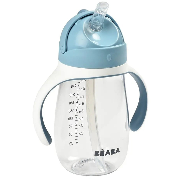 Поїльник з трубочкою Beaba Old Pink, 300 мл, блакитний (913479) - Pampik - 2
