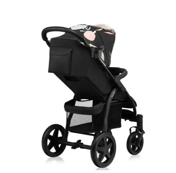 Прогулянковий візок Lionelo Annet Plus Lovin, чорний - Pampik - 3