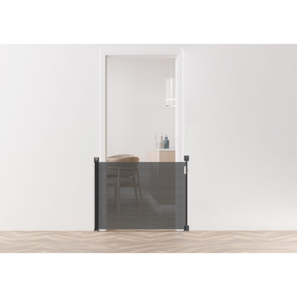 Захисний відкатний дверний бар'єр FreeON Sigma, чорний (81965) - Pampik - 2