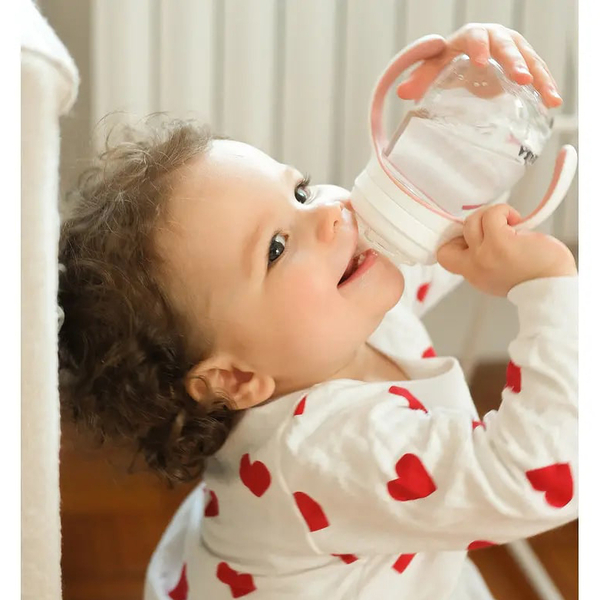 Поїльник Beaba 2 в 1 Old Pink, 210 мл, рожевий (913478) - Pampik - 5