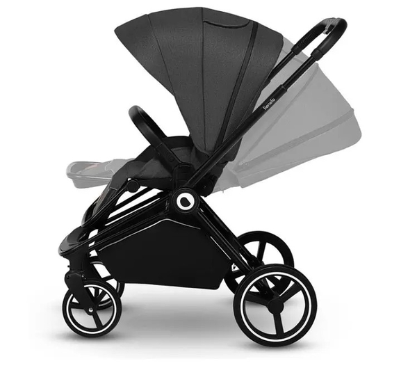 Універсальний візочок 3 в 1 Lionelo Mika Grey Graphite, сірий - Pampik - 2