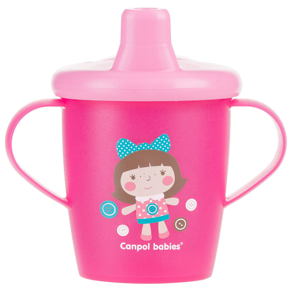 Чашка-непроливайка Canpol Babies Toys, 250 мл, рожевий (31/200_pin) - Pampik - 2