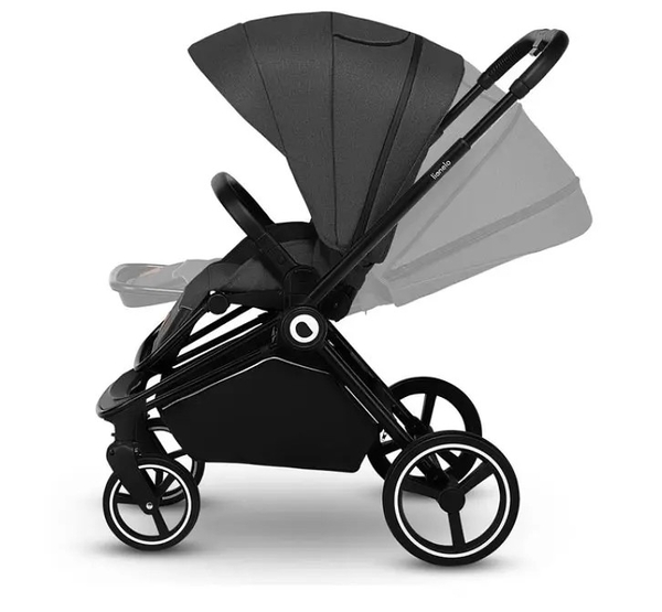 Універсальний візочок 2 в 1 Lionelo Mika Grey Graphite, сірий - Pampik - 2