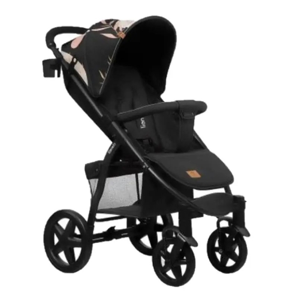 Прогулянковий візок Lionelo Annet Plus Lovin, чорний - Pampik