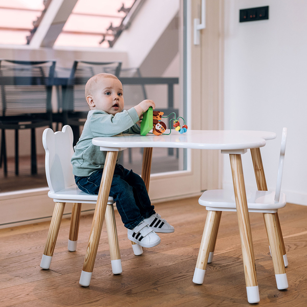 Комплект детской мебели FreeOn Bear, стол и 2 стульчика (44282) - Pampik - 3
