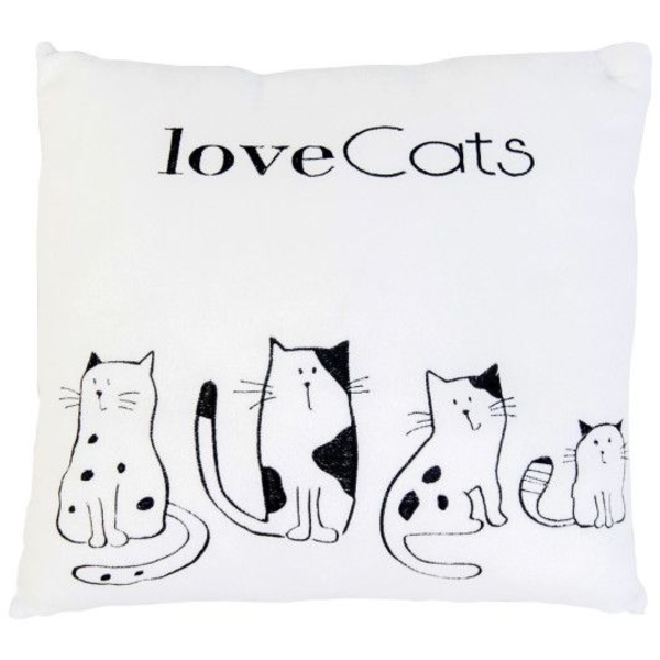 Подушка Tigres Love cats, 35х36 см (ПД-0169) - Pampik