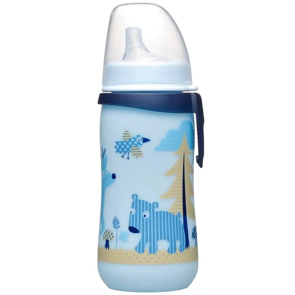 Поїльник Nip PP First cup, 330 мл, синій (35049) - Pampik