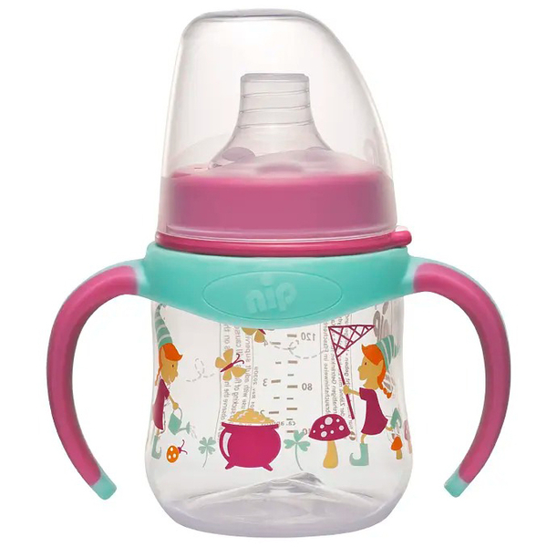 Поїльник Nip Гномики, 150 мл, рожевий (35058) - Pampik