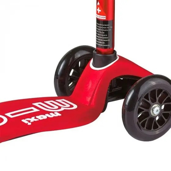 Самокат Micro Maxi Deluxe, червоний (MMD026) - Pampik - 6