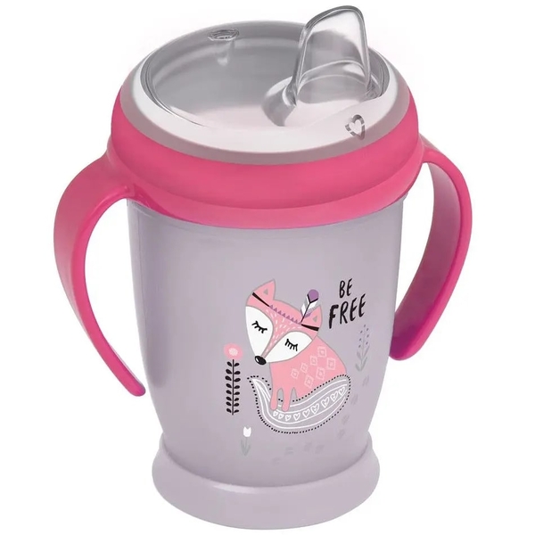 Чашка-непроливайка Lovi Junior Indian Summer Girl, 250 мл (35/346girl) - Pampik