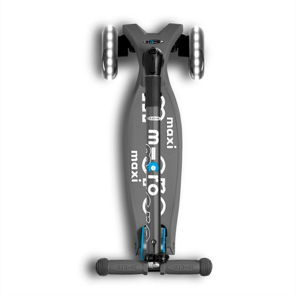 Самокат Micro Maxi Deluxe LED, вулканический серый (MMD094) - Pampik - 6