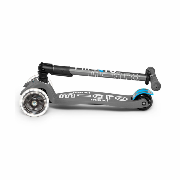 Самокат Micro Maxi Deluxe LED, вулканический серый (MMD094) - Pampik - 5