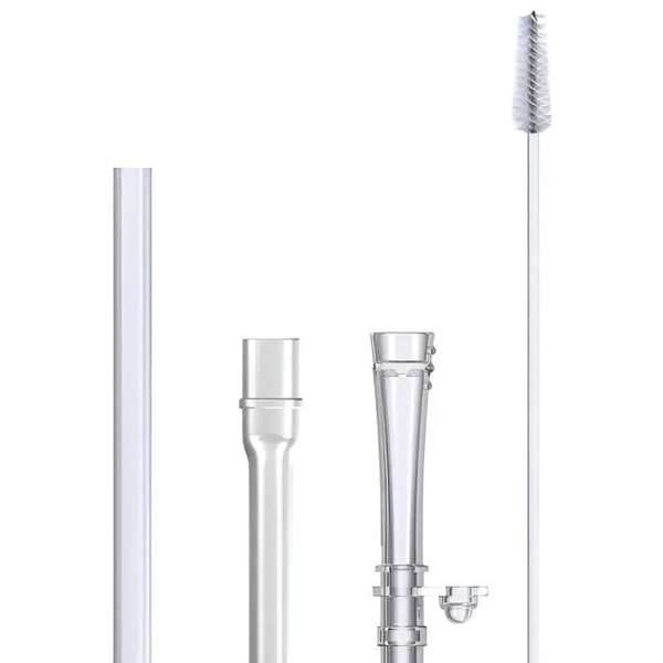 Змінна силіконова трубочка зі щіточкою Nuby Flip-It (9815) - Pampik