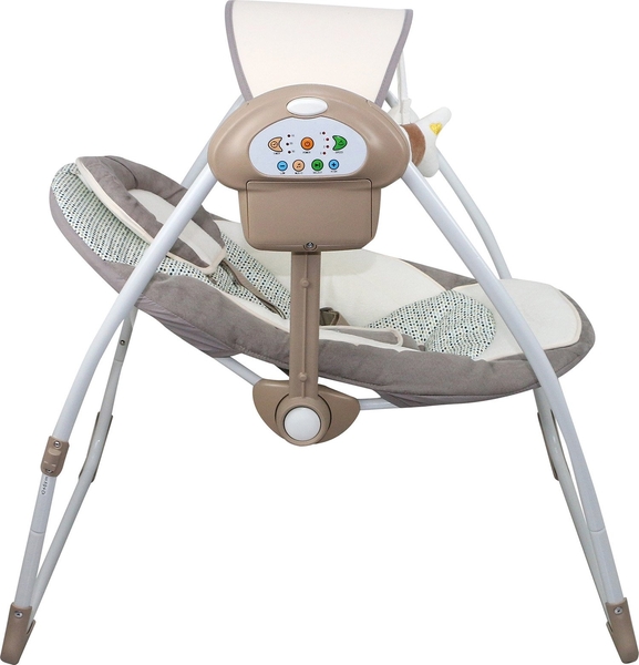 Кресло-качеля FreeON Relax Brown-Beige, бежевый (60694) - Pampik - 2