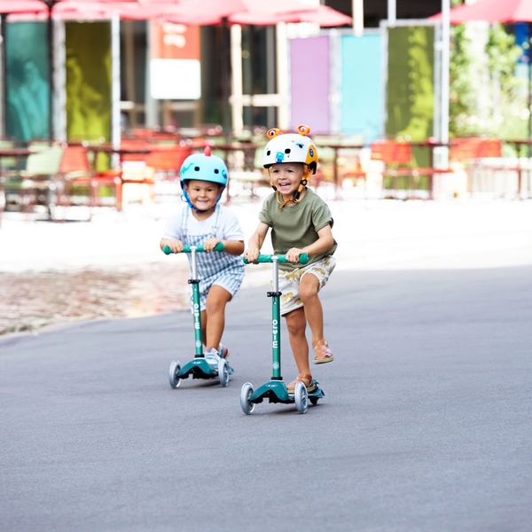 Шолом захисний Micro Скутерозавр, розмір S (48-53 см), блакитний (AC2094BX) - Pampik - 9