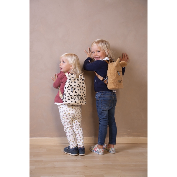 Детский рюкзак Childhome My first bag Teddy beige, бежевый (CWKIDBT) - Pampik - 12