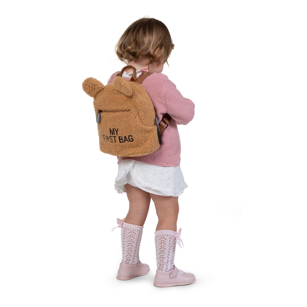 Детский рюкзак Childhome My first bag Teddy beige, бежевый (CWKIDBT) - Pampik - 7