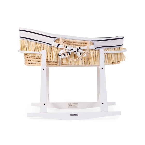 Підставка-гойдалка Childhome для колиски з кукурудзяного волокна, білий (RSMBWH2) - Pampik - 5