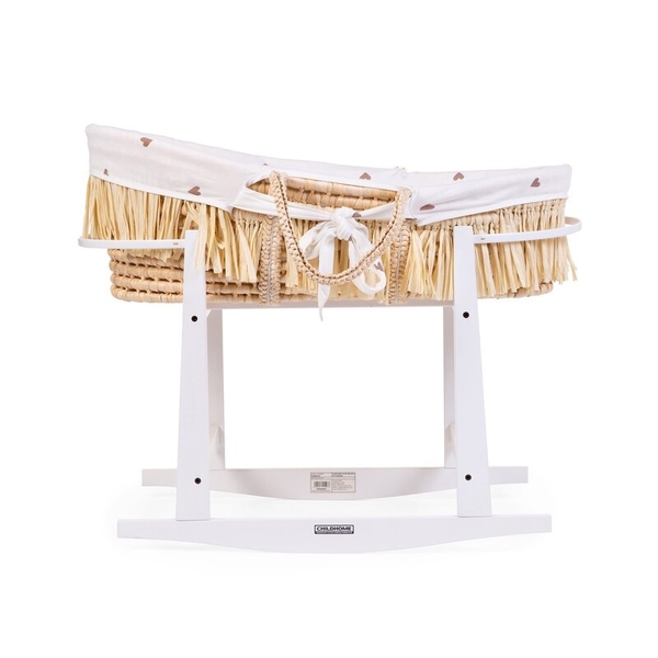 Підставка-гойдалка Childhome для колиски з кукурудзяного волокна, білий (RSMBWH2) - Pampik - 7