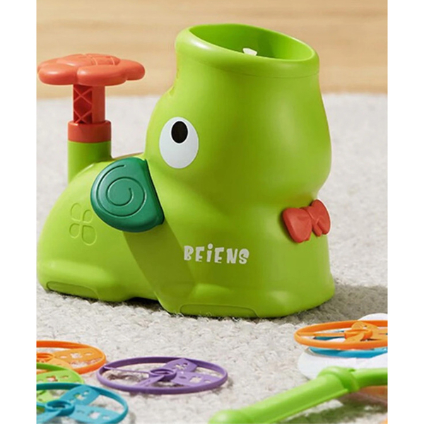 Детская игрушка с летающими тарелками Beiens Слоник, зелений (206green) - Pampik - 5