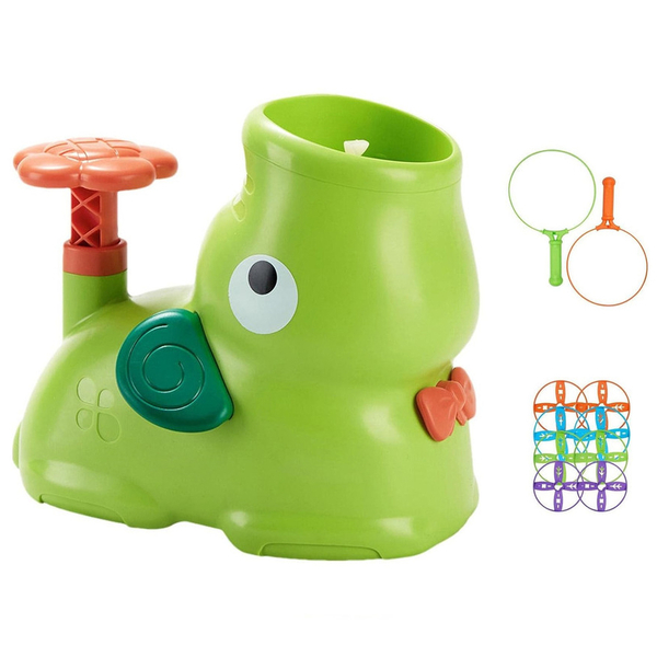 Детская игрушка с летающими тарелками Beiens Слоник, зелений (206green) - Pampik