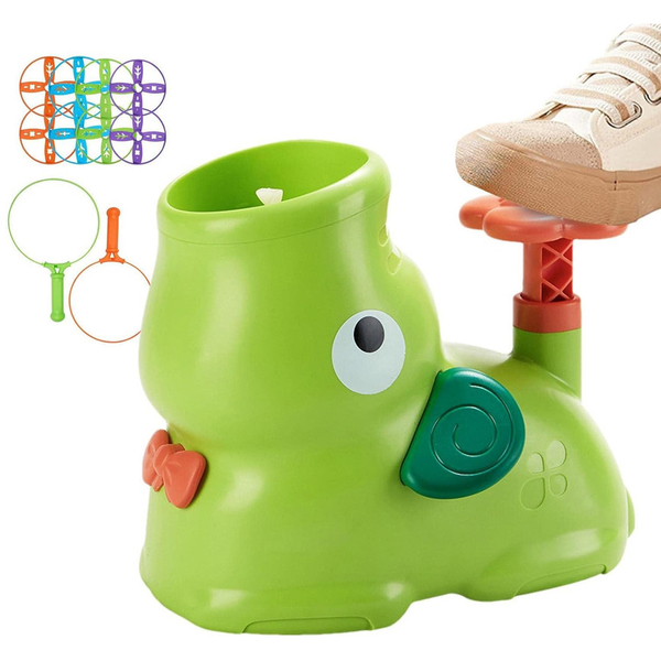 Детская игрушка с летающими тарелками Beiens Слоник, зелений (206green) - Pampik - 4