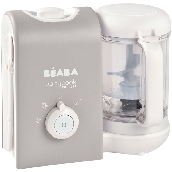Пароварка-блендер Beaba Babycook Express Grey, сірий (916300) - Pampik