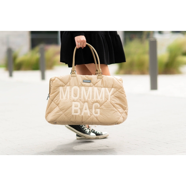 Сумка Childhome Mommy bag, дута, бежевий (CWMBBPBE) - Pampik - 15