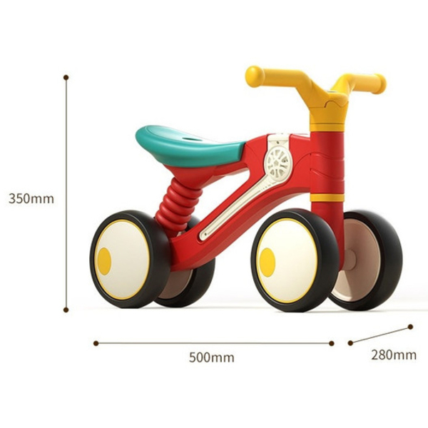 Беговел детский Beiens, красный (ССZ8001) - Pampik - 7