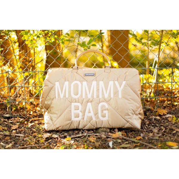 Сумка Childhome Mommy bag, дута, бежевий (CWMBBPBE) - Pampik - 12