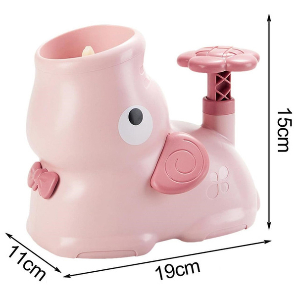 Детская игрушка с летающими тарелками Beiens Слоник, рожевий (206pink) - Pampik - 3