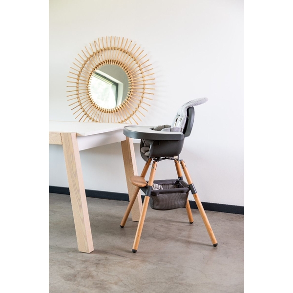 Кошик для речей до стільця для годування Childhome Evolu, антрацит (CHEVOBASA) - Pampik - 4