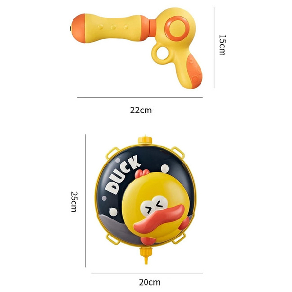 Водяний пістолет з рюкзаком Beiens Каченя (716D) - Pampik - 6